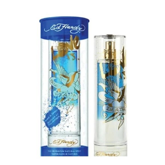 Ed Hardy Love is True Till Death Mens Cologne Eau De Toilette Christian Audigier - Picture 1 of 8